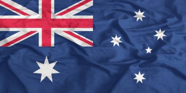 Avustralya Bayrağı Yakından Dalgalanıyor