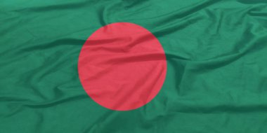 Bangladeş Bayrağı Yakından Dalgalanıyor