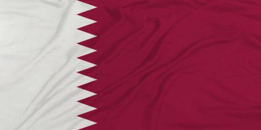 Katar Bayrağı Dalgalanması Yaklaş