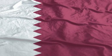 Katar Bayrağı Dalgalanması Yaklaş