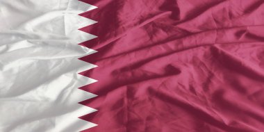 Katar Bayrağı Dalgalanması Yaklaş