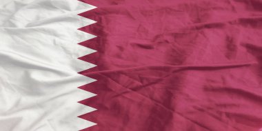 Katar Bayrağı Dalgalanması Yaklaş