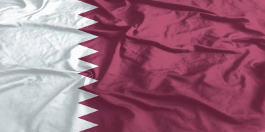 Katar Bayrağı Dalgalanması Yaklaş