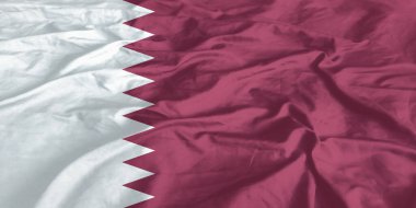Katar Bayrağı Dalgalanması Yaklaş