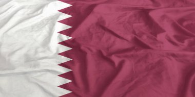 Katar Bayrağı Dalgalanması Yaklaş