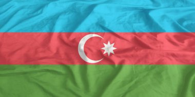 Azerbaycan Bayrağı Yakından Dalgalanıyor