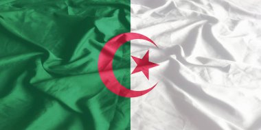 Cezayir Bayrağı Yakından Dalgalanıyor