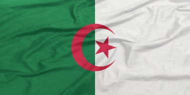Cezayir Bayrağı Yakından Dalgalanıyor