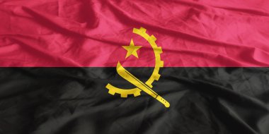 Angola Bayrağı Yakından Dalgalanıyor