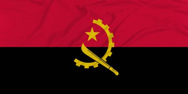 Angola Bayrağı Yakından Dalgalanıyor
