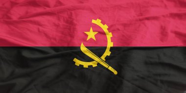 Angola Bayrağı Yakından Dalgalanıyor