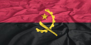 Angola Bayrağı Yakından Dalgalanıyor