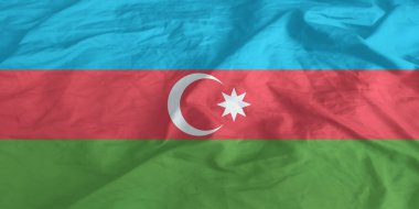 Azerbaycan Bayrağı Yakından Dalgalanıyor