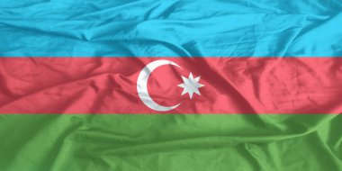 Azerbaycan Bayrağı Yakından Dalgalanıyor