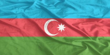 Azerbaycan Bayrağı Yakından Dalgalanıyor