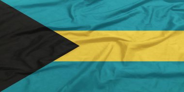 Bahamalar Bayrağı Dalgalanıyor Yakından