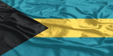 Bahamalar Bayrağı Dalgalanıyor Yakından