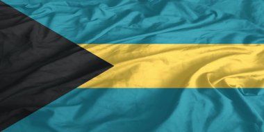 Bahamalar Bayrağı Dalgalanıyor Yakından
