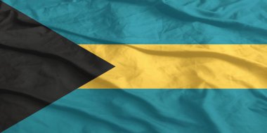 Bahamalar Bayrağı Dalgalanıyor Yakından