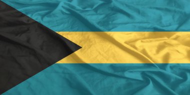 Bahamalar Bayrağı Dalgalanıyor Yakından