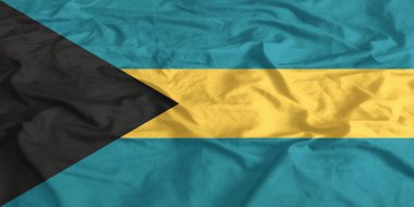 Bahamalar Bayrağı Dalgalanıyor Yakından