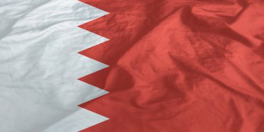 Bahreyn Bayrağı Dalgalanıyor Yaklaş