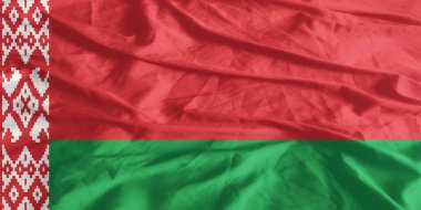 Beyaz Rusya Bayrağı Dalgalanıyor Yakından