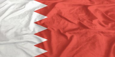 Bahreyn Bayrağı Dalgalanıyor Yaklaş