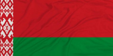 Beyaz Rusya Bayrağı Dalgalanıyor Yakından