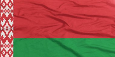 Beyaz Rusya Bayrağı Dalgalanıyor Yakından