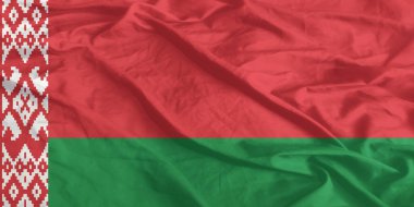 Beyaz Rusya Bayrağı Dalgalanıyor Yakından