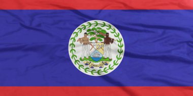Belize Bayrak Dalgalanması Yakından