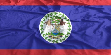 Belize Bayrak Dalgalanması Yakından