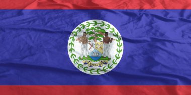 Belize Bayrak Dalgalanması Yakından