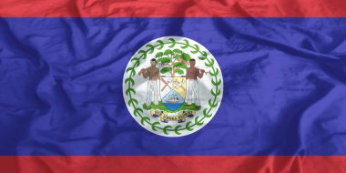 Belize Bayrak Dalgalanması Yakından