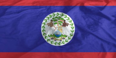 Belize Bayrak Dalgalanması Yakından