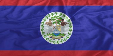 Belize Bayrak Dalgalanması Yakından