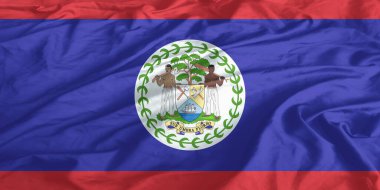 Belize Bayrak Dalgalanması Yakından