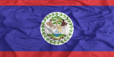 Belize Bayrak Dalgalanması Yakından