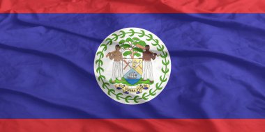 Belize Bayrak Dalgalanması Yakından