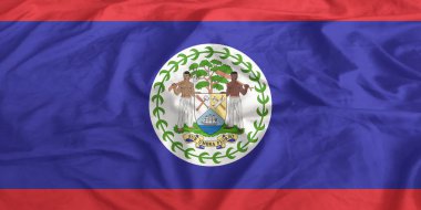 Belize Bayrak Dalgalanması Yakından