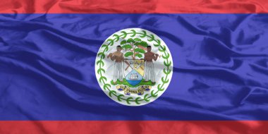 Belize Bayrak Dalgalanması Yakından