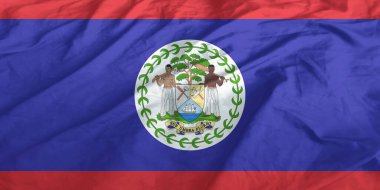 Belize Bayrak Dalgalanması Yakından