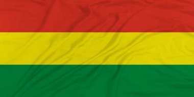 Bolivya Bayrağı Yakından Dalgalanıyor