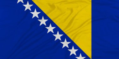 Bosna-Hersek Bayrağı Dalgalanıyor