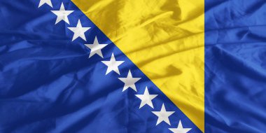 Bosna-Hersek Bayrağı Dalgalanıyor