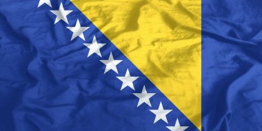 Bosna-Hersek Bayrağı Dalgalanıyor