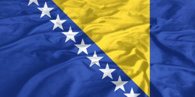 Bosna-Hersek Bayrağı Dalgalanıyor