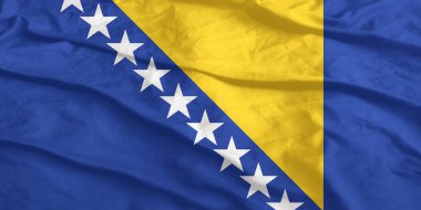 Bosna-Hersek Bayrağı Dalgalanıyor