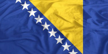 Bosna-Hersek Bayrağı Dalgalanıyor